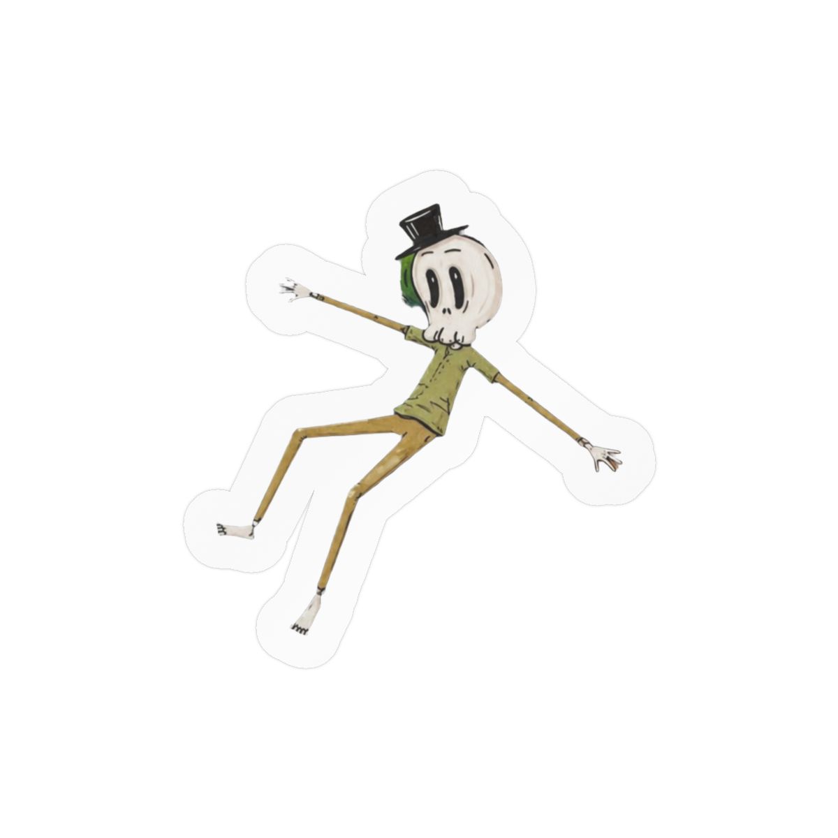 Mr Nightmare Sticker | Spooky Vinyl Decal