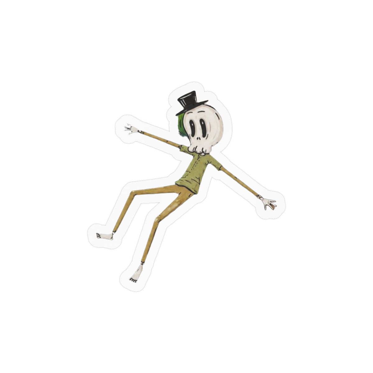 Mr Nightmare Sticker | Spooky Vinyl Decal - alternate angle 2, merchandise