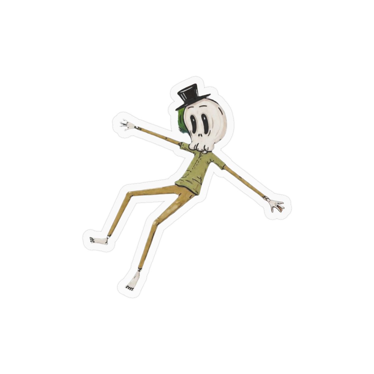 Mr Nightmare Sticker | Spooky Vinyl Decal - alternate angle 3, merchandise