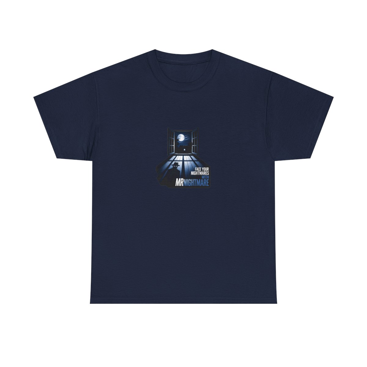 MrNightmare "Face Your Nightmares with MrNightmare" Unisex Tee - alternate angle 5, merchandise
