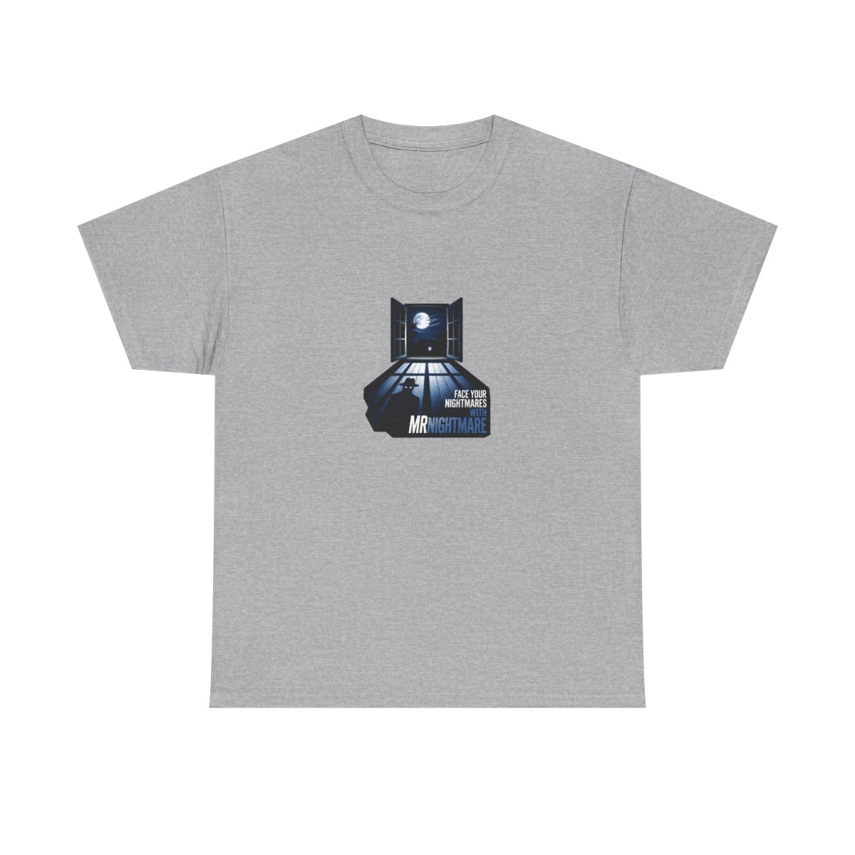 MrNightmare "Face Your Nightmares with MrNightmare" Unisex Tee - alternate angle 4, merchandise