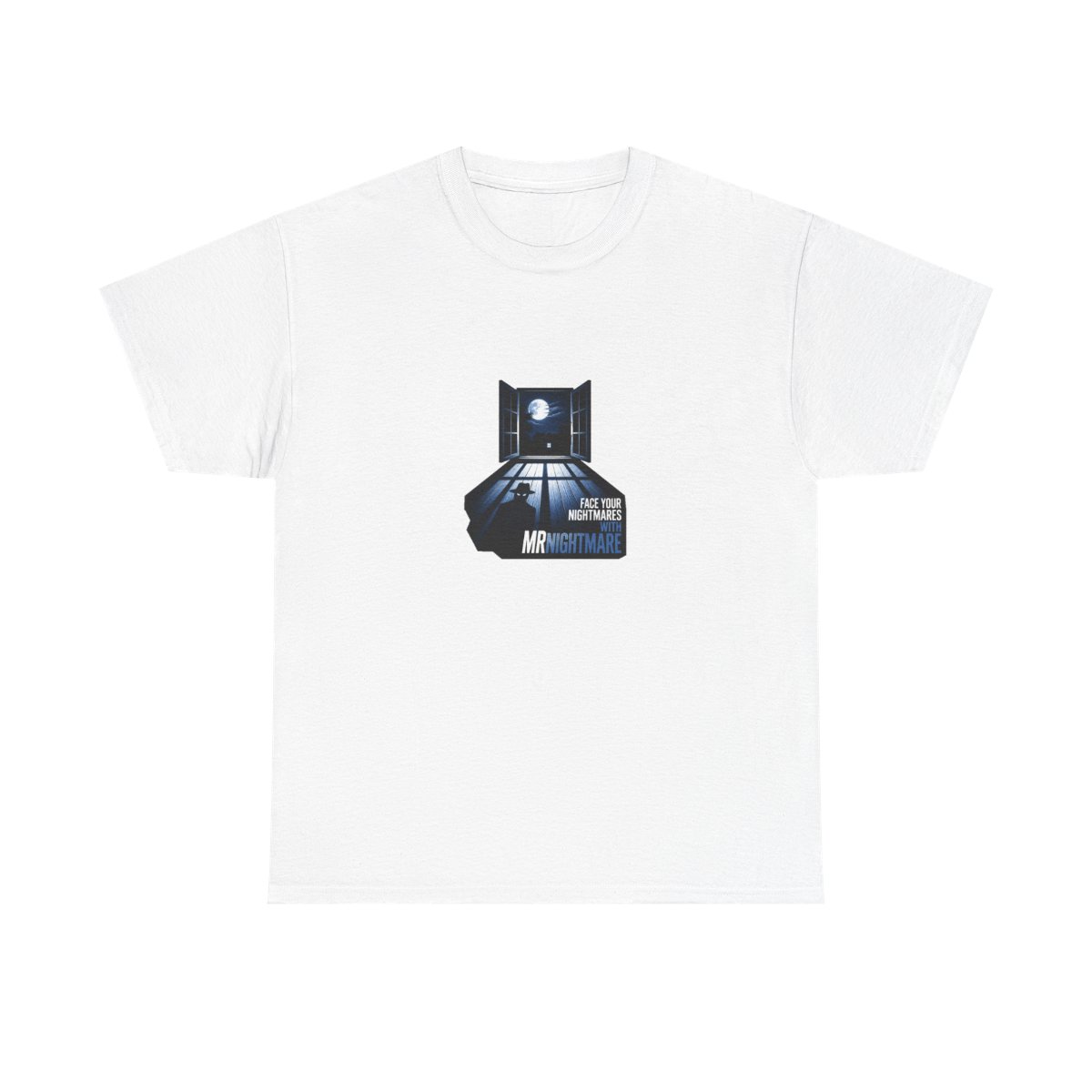 MrNightmare "Face Your Nightmares with MrNightmare" Unisex Tee - alternate angle 2, merchandise