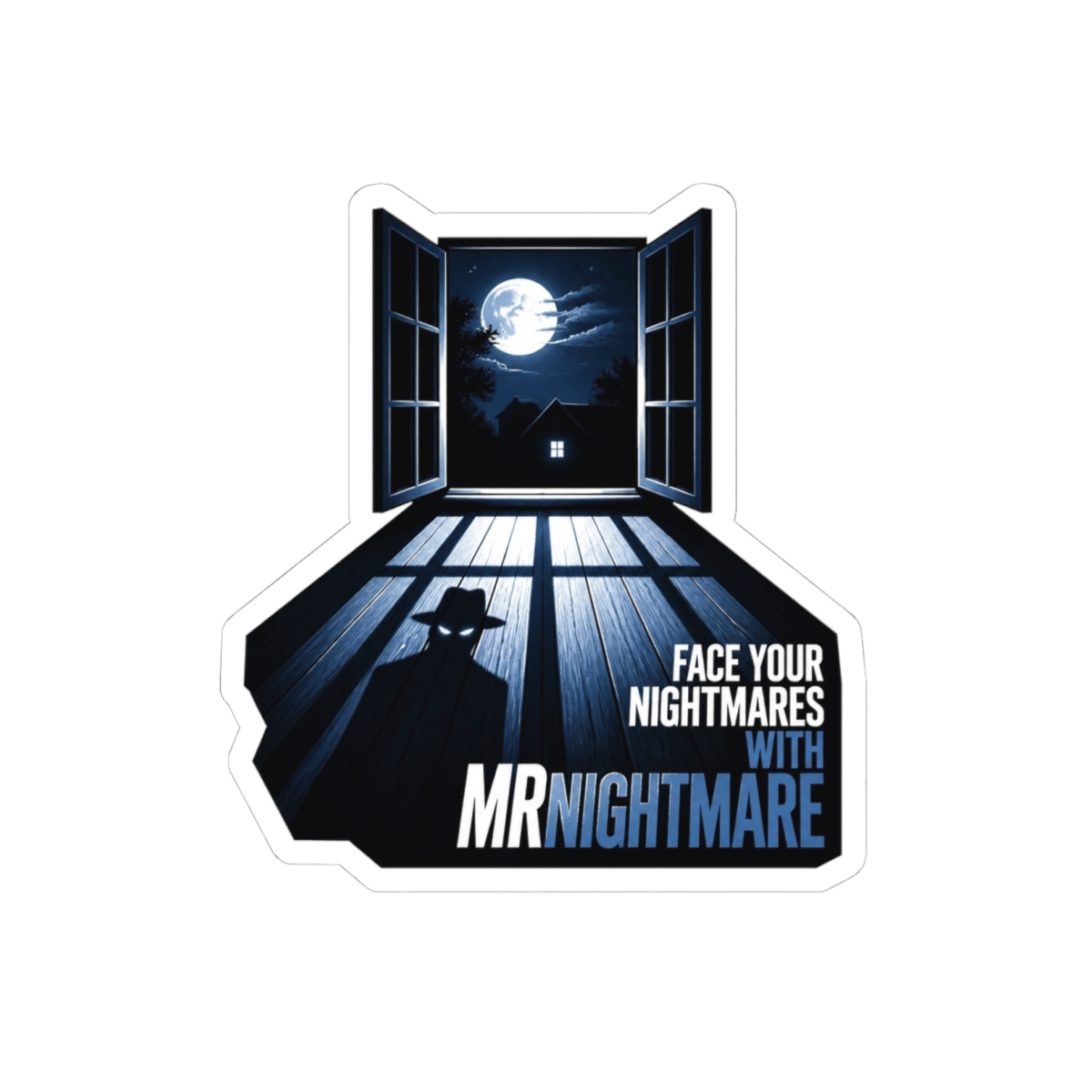 MrNightmare "Face Your Nightmares with MrNightmare" Sticker