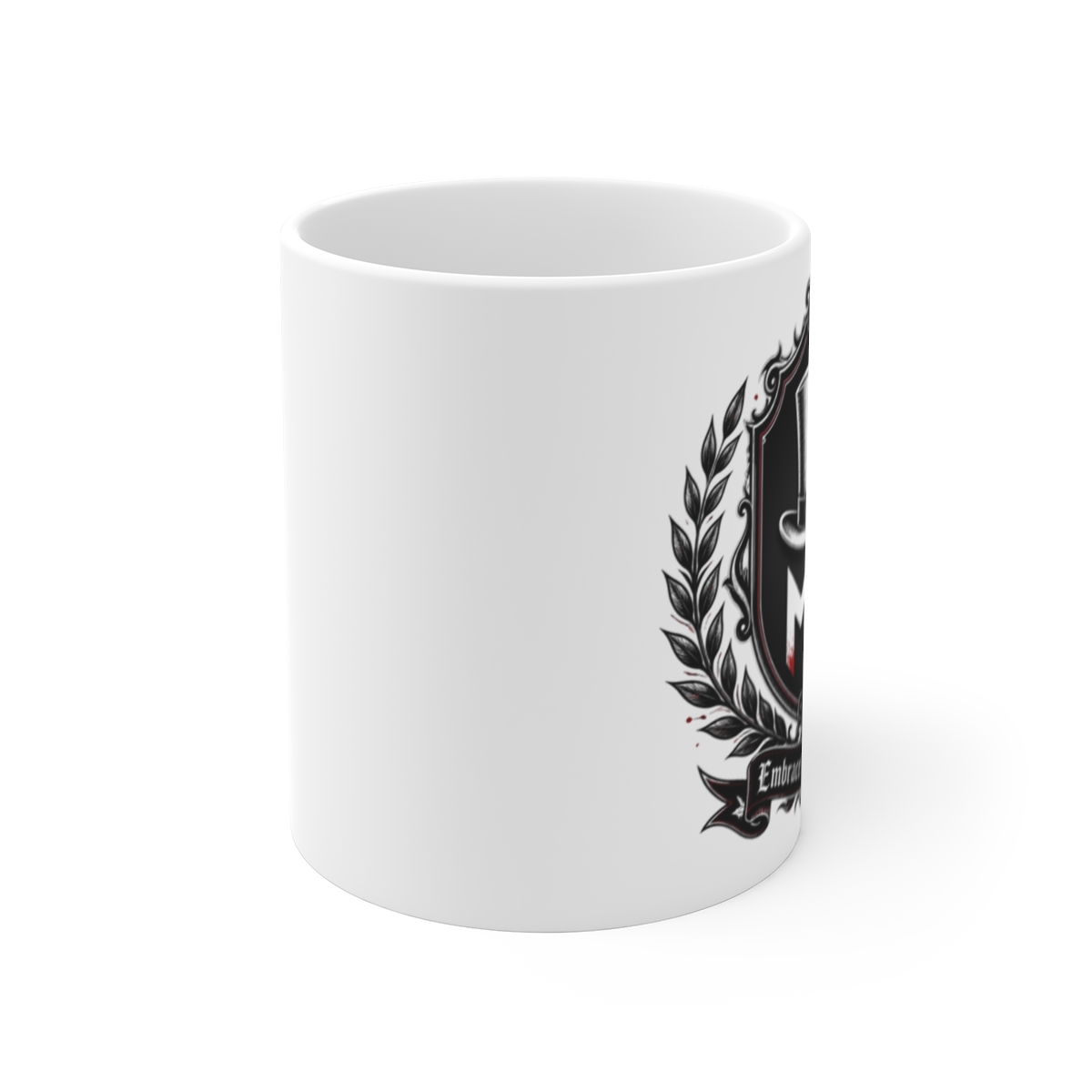 MrNightmare "Embrace the Nightmare" White Mug - alternate angle 1, merchandise