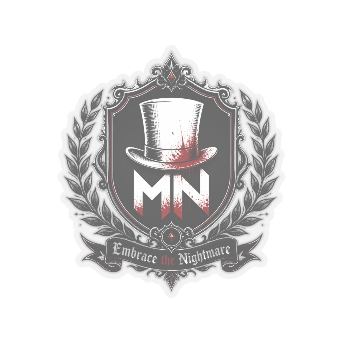 MrNightmare "Embrace the Nightmare" Sticker - alternate angle 3, merchandise