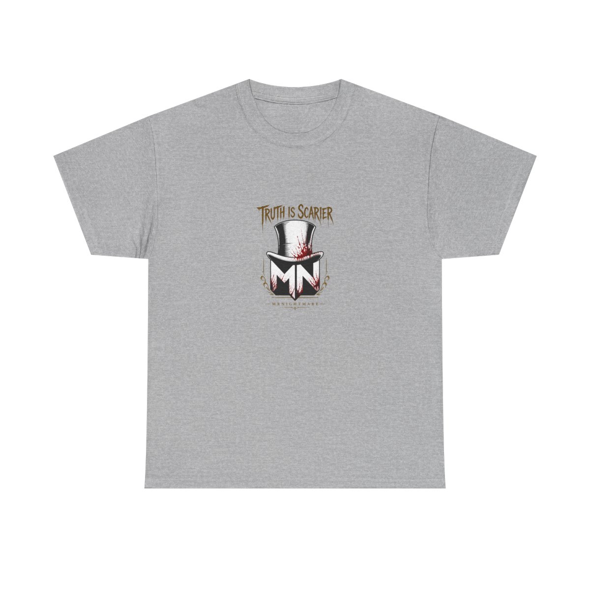 MrNightmare "Truth is Scarier" Unisex Tee - alternate angle 4, merchandise