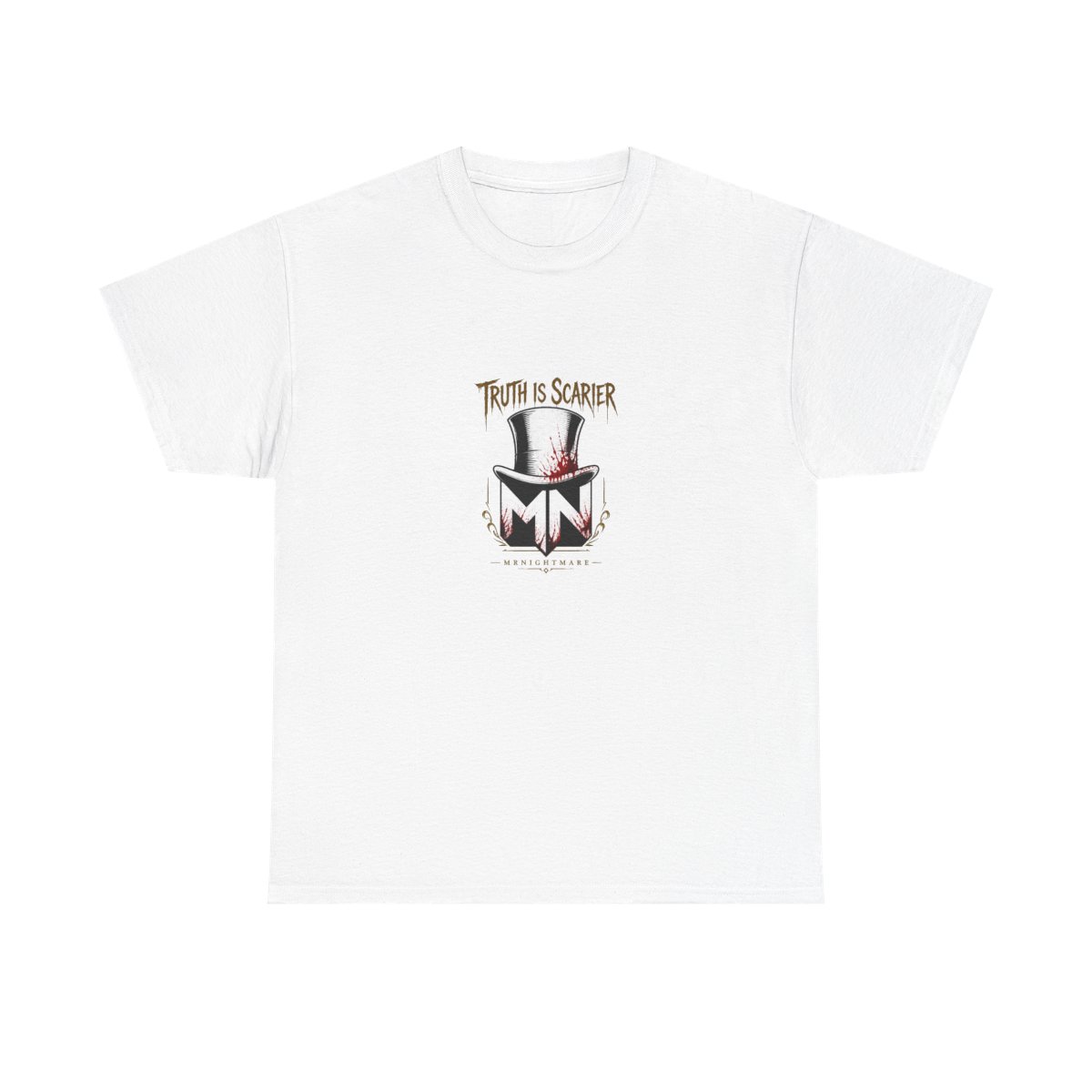MrNightmare "Truth is Scarier" Unisex Tee - alternate angle 2, merchandise