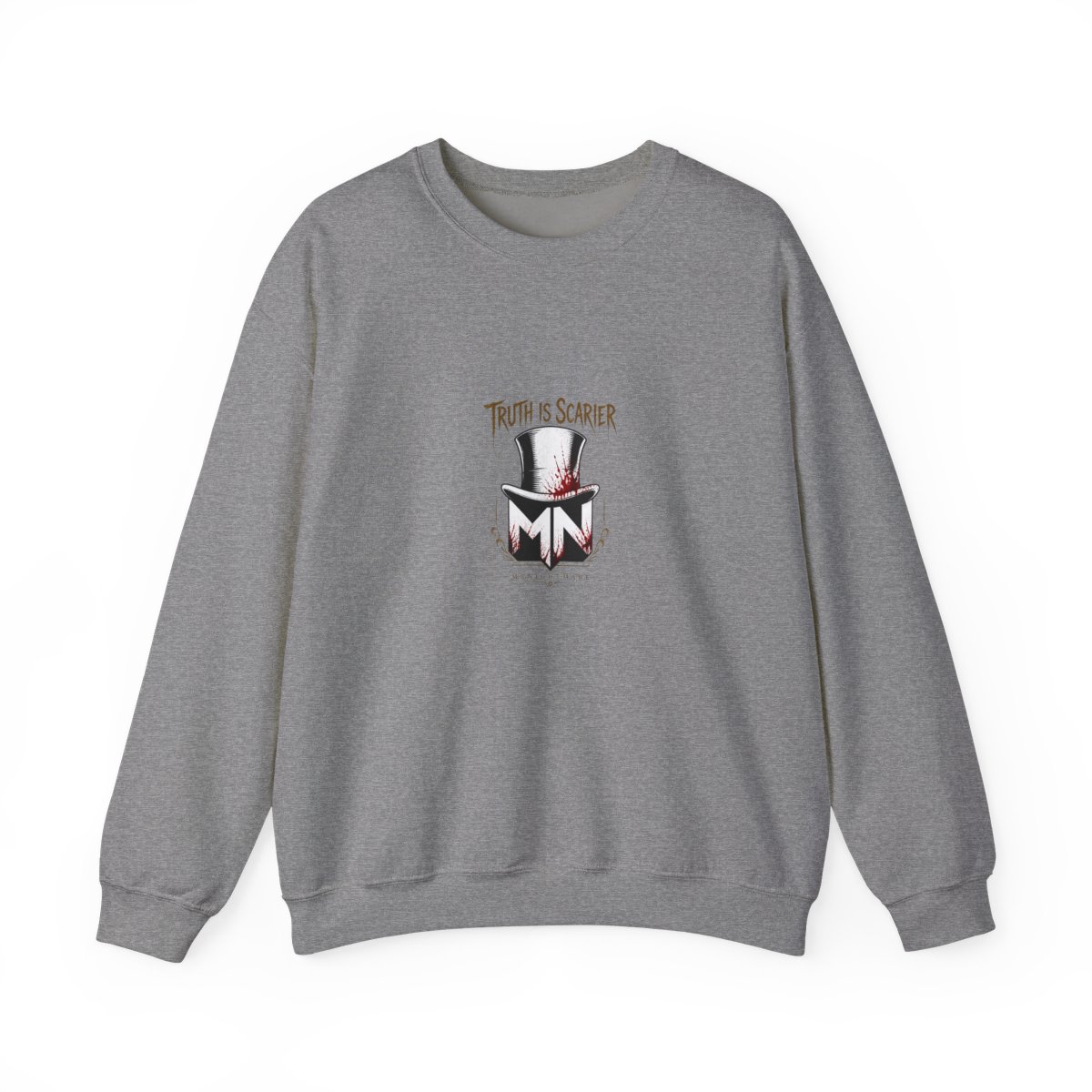 MrNightmare "Truth is Scarier" Crewneck - alternate angle 3, merchandise