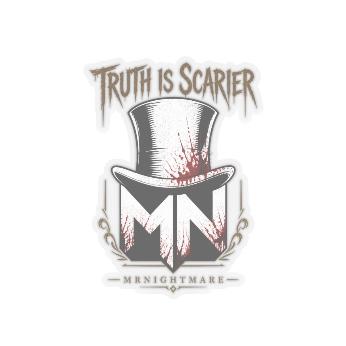 MrNightmare "Truth is Scarier" Sticker