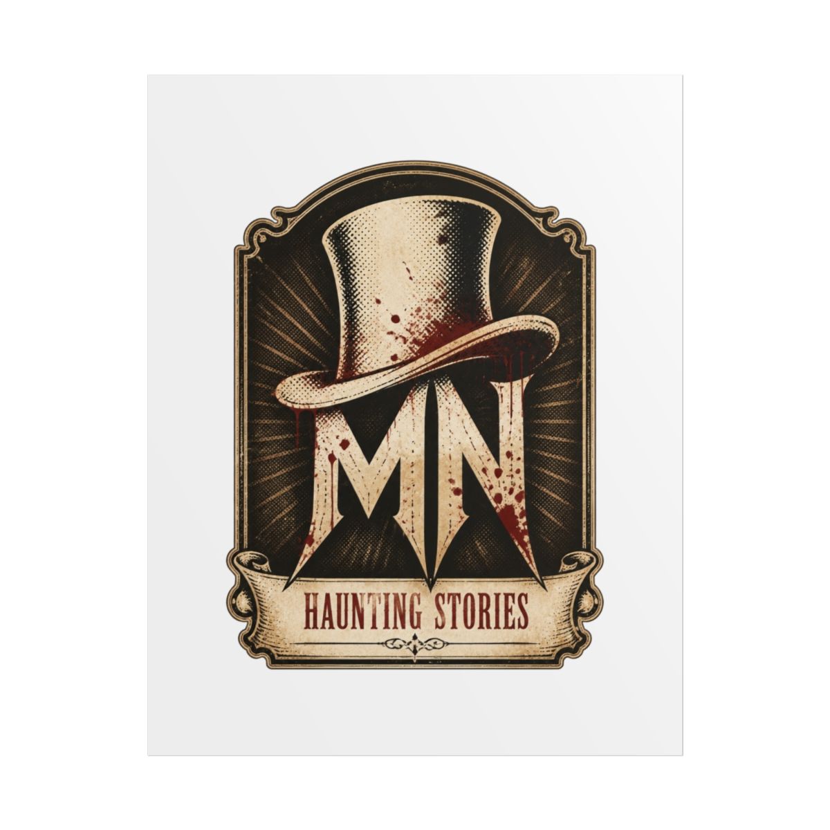 MrNightmare "Haunting Stories" Poster - alternate angle 1, merchandise