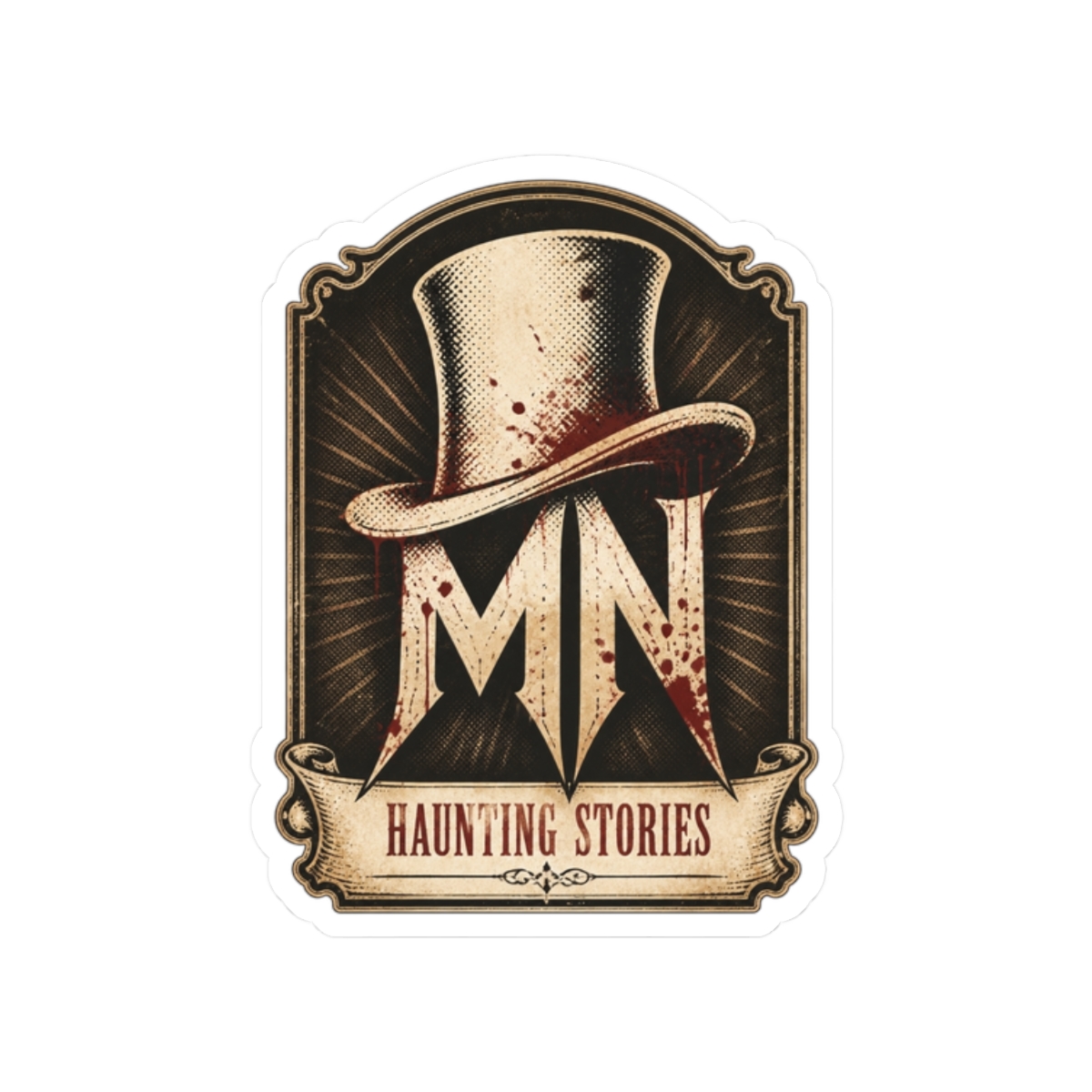 MrNightmare "Haunting Stories" Sticker - alternate angle 1, merchandise