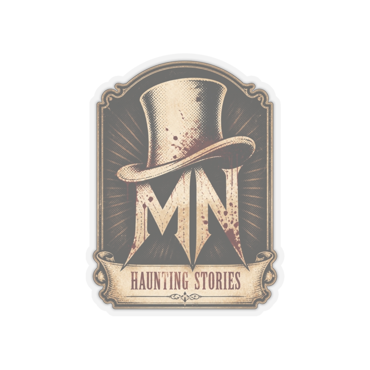 MrNightmare "Haunting Stories" Sticker - alternate angle 2, merchandise
