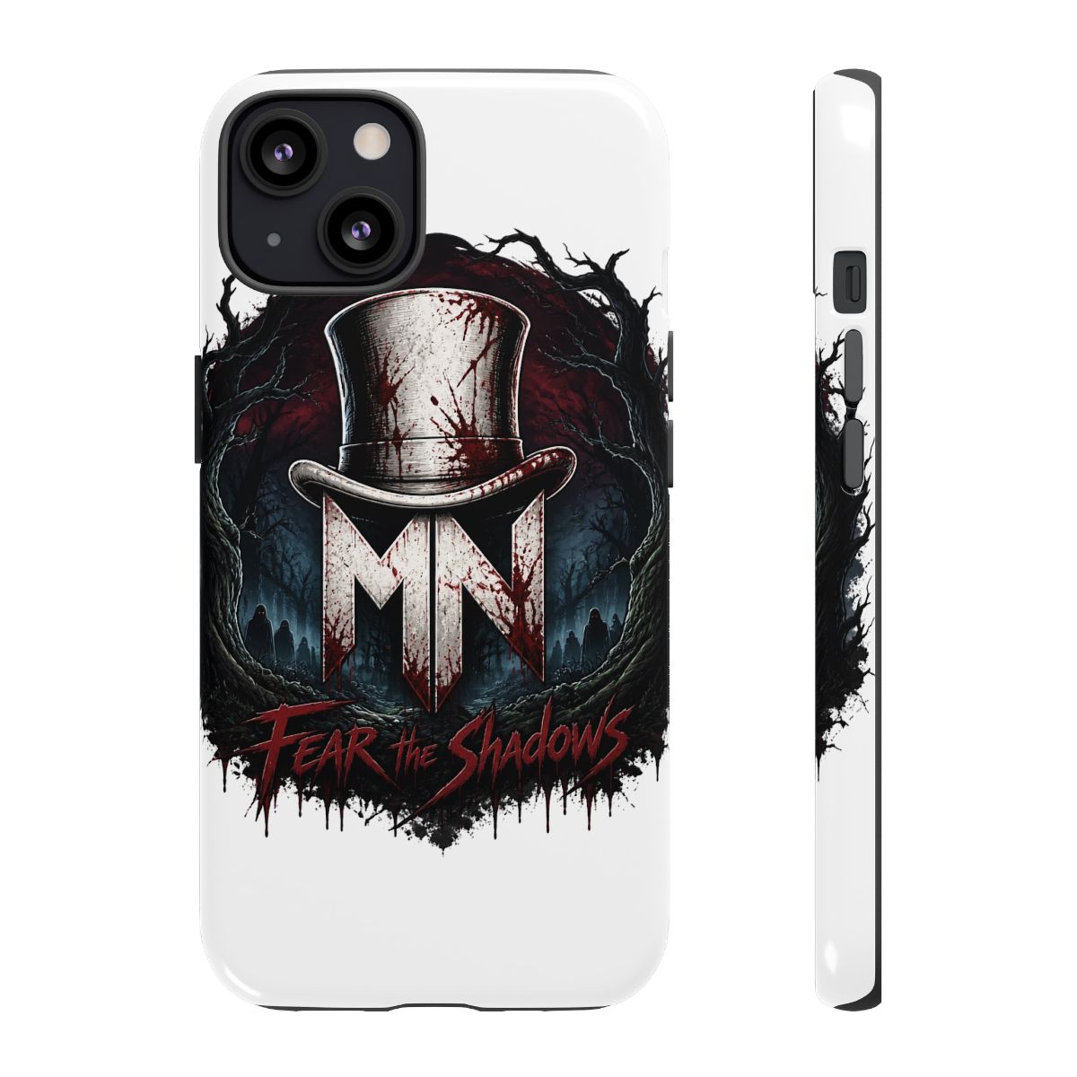 MrNightmare "Fear the Shadows" Phone Case - alternate angle 2, merchandise