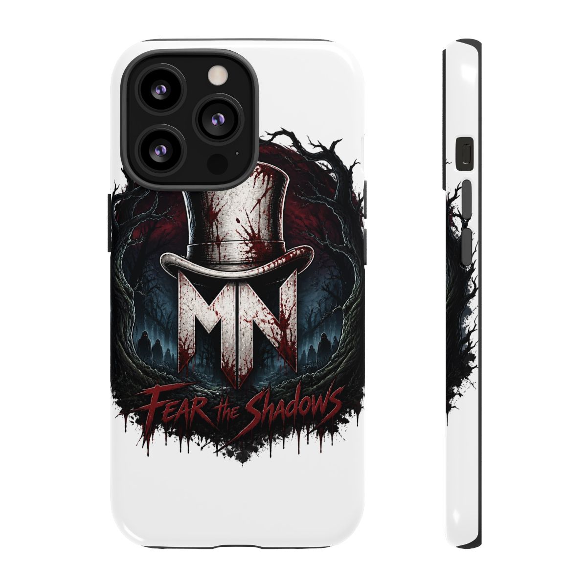 MrNightmare "Fear the Shadows" Phone Case - alternate angle 3, merchandise