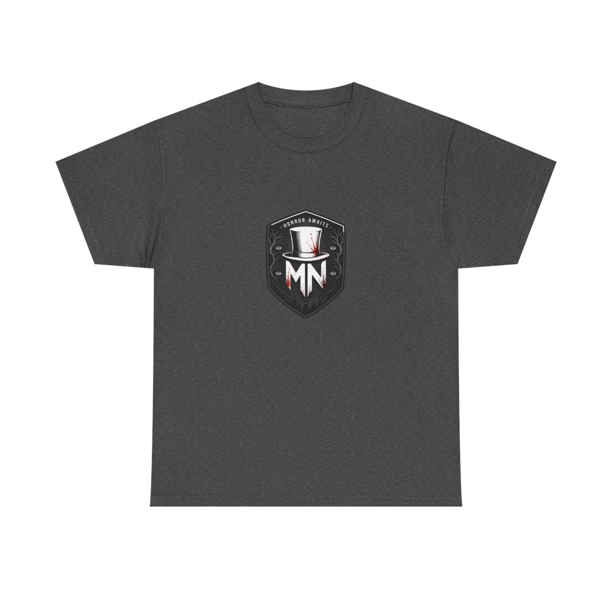 MrNightmare "Horror Awaits" Unisex Tee - alternate angle 4, merchandise